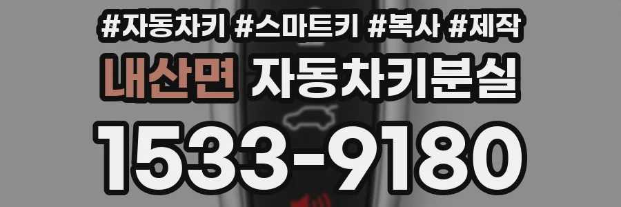 내산면 자동차키분실