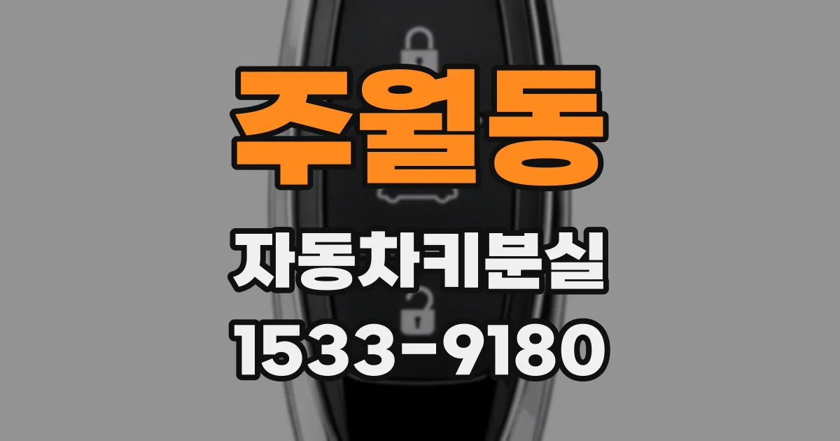 주월동 자동차키분실