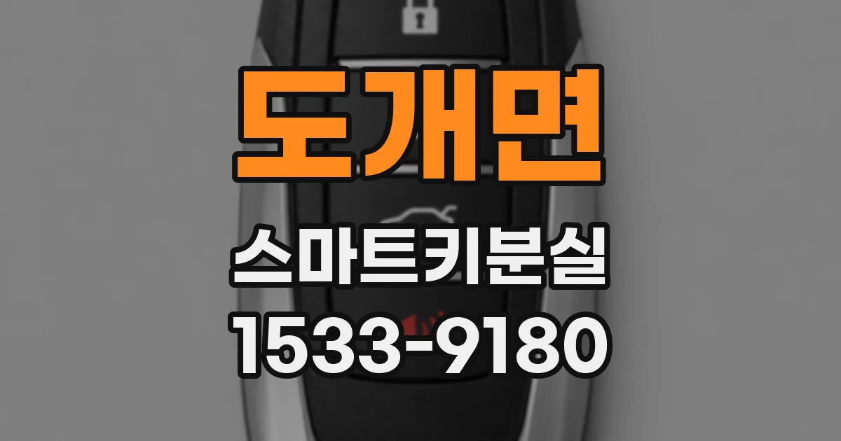 도개면 스마트키분실