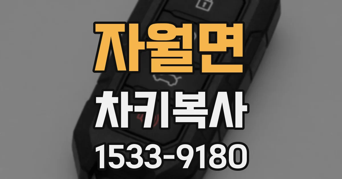 자월면 차키복사