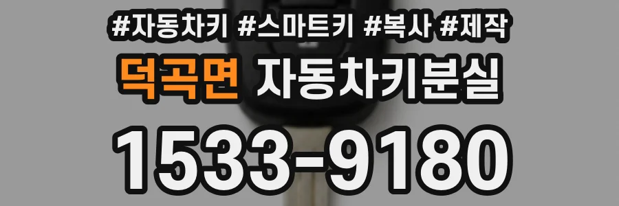 덕곡면 자동차키분실