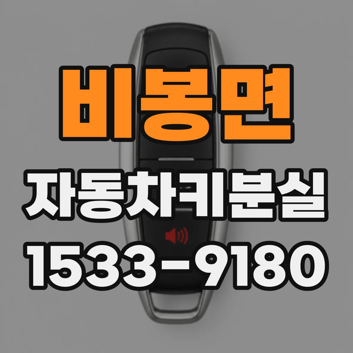 비봉면 자동차키분실
