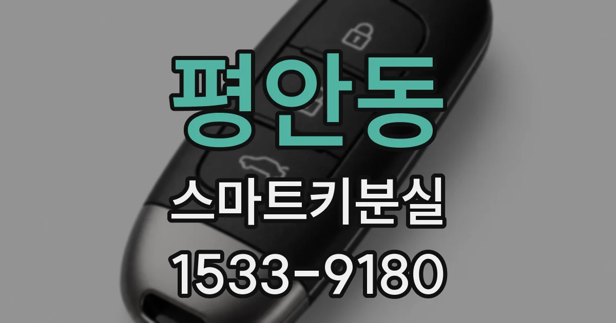 평안동 스마트키분실
