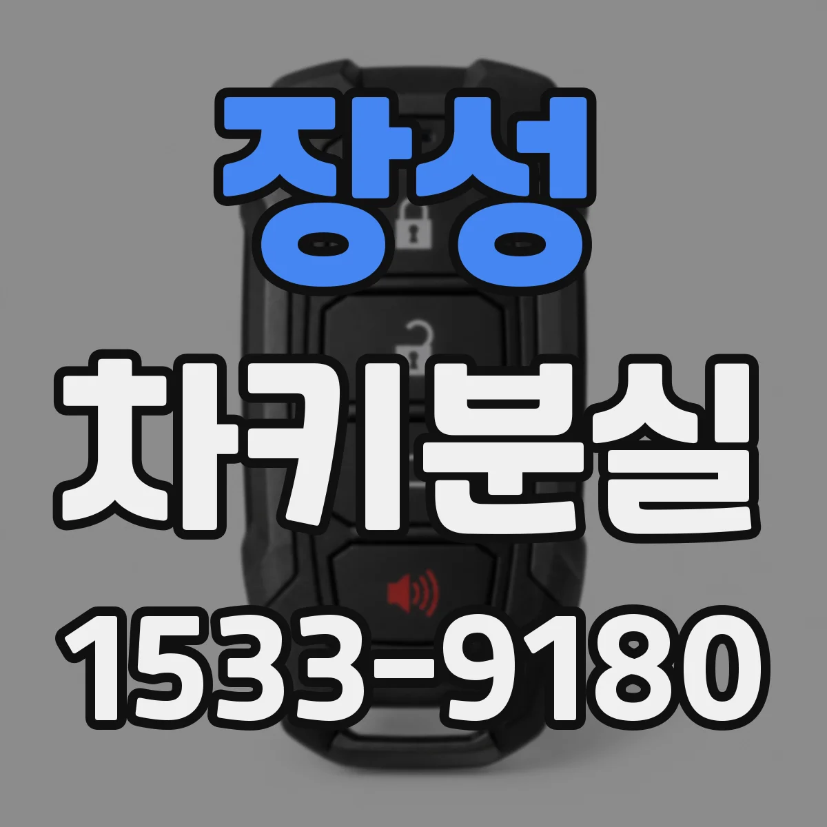 장성 차키분실