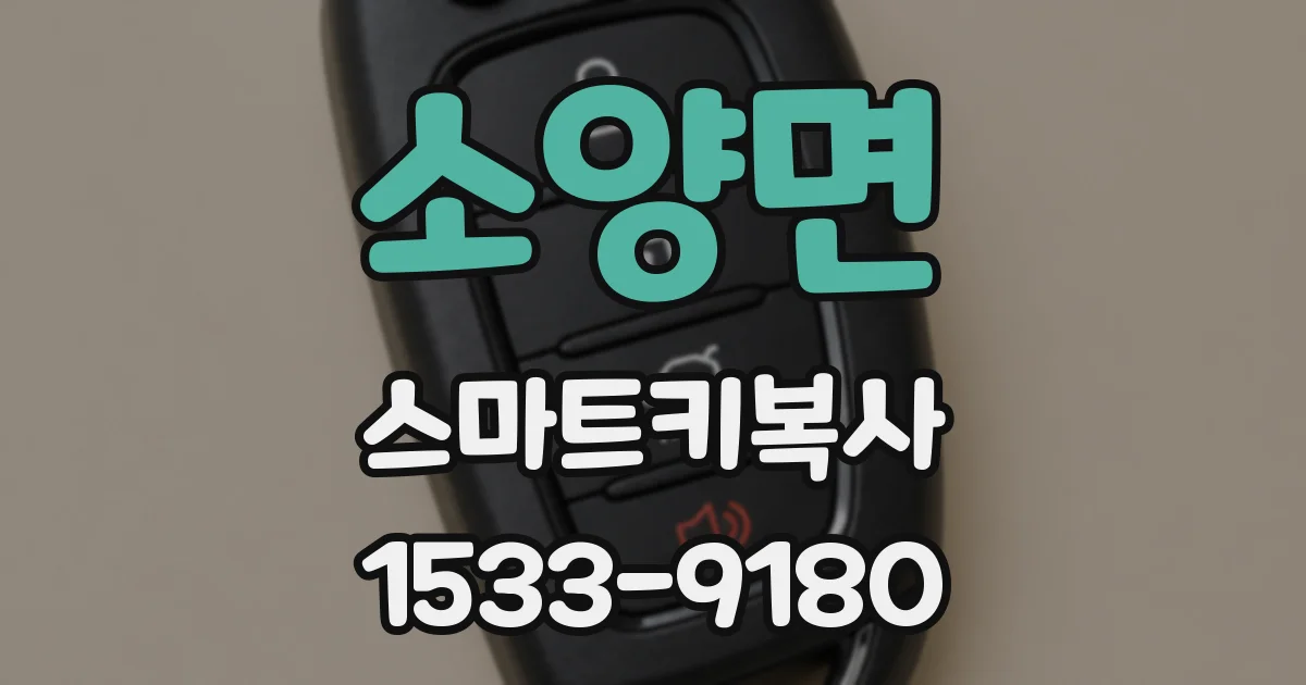 소양면 스마트키복사