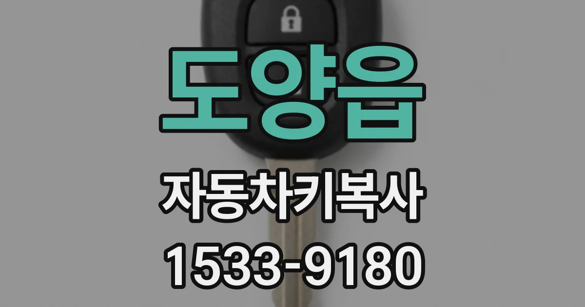 도양읍 자동차키복사
