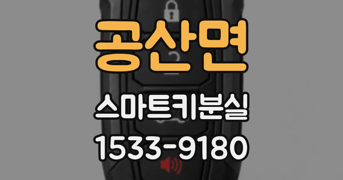공산면 스마트키분실