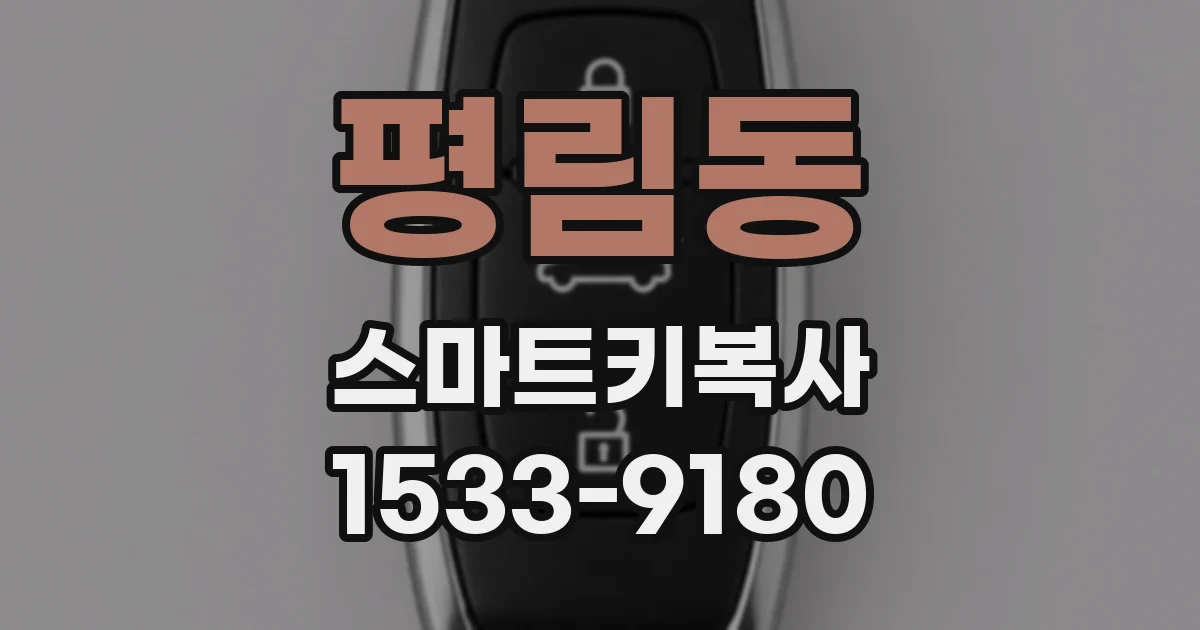 평림동 스마트키복사