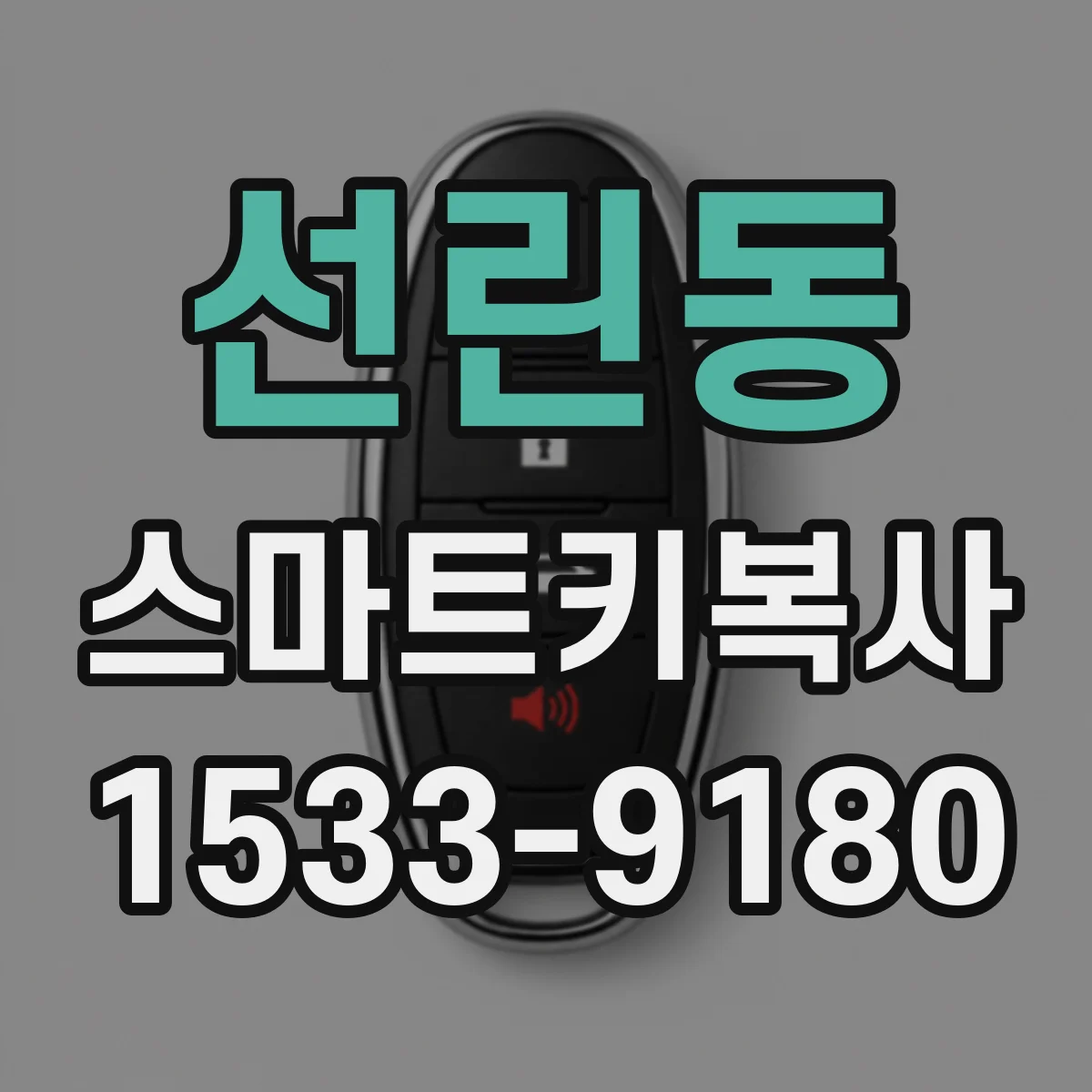 선린동 스마트키복사