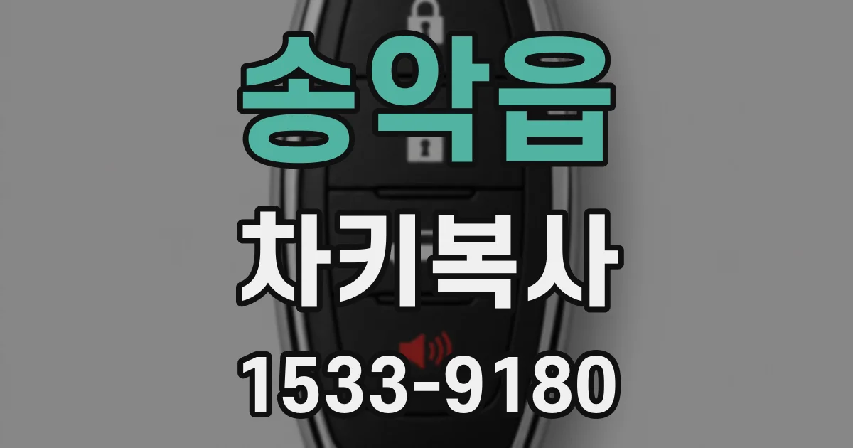 송악읍 차키복사