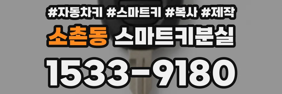 소촌동 스마트키분실