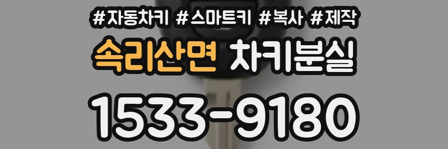 속리산면 차키분실