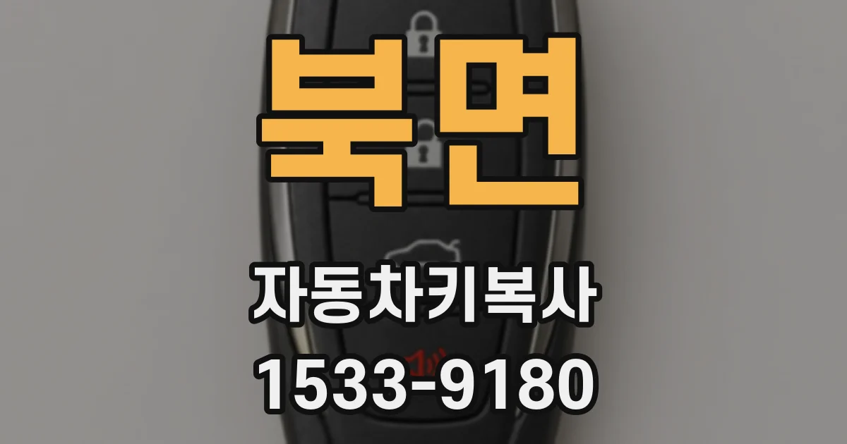 북면 자동차키복사