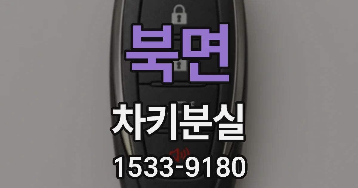 북면 차키분실