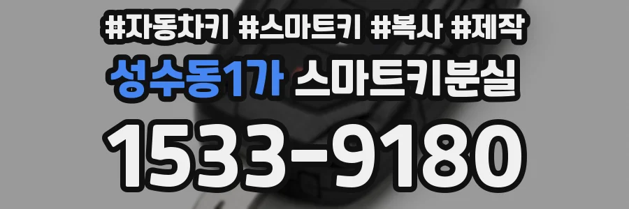 성수동1가 스마트키분실