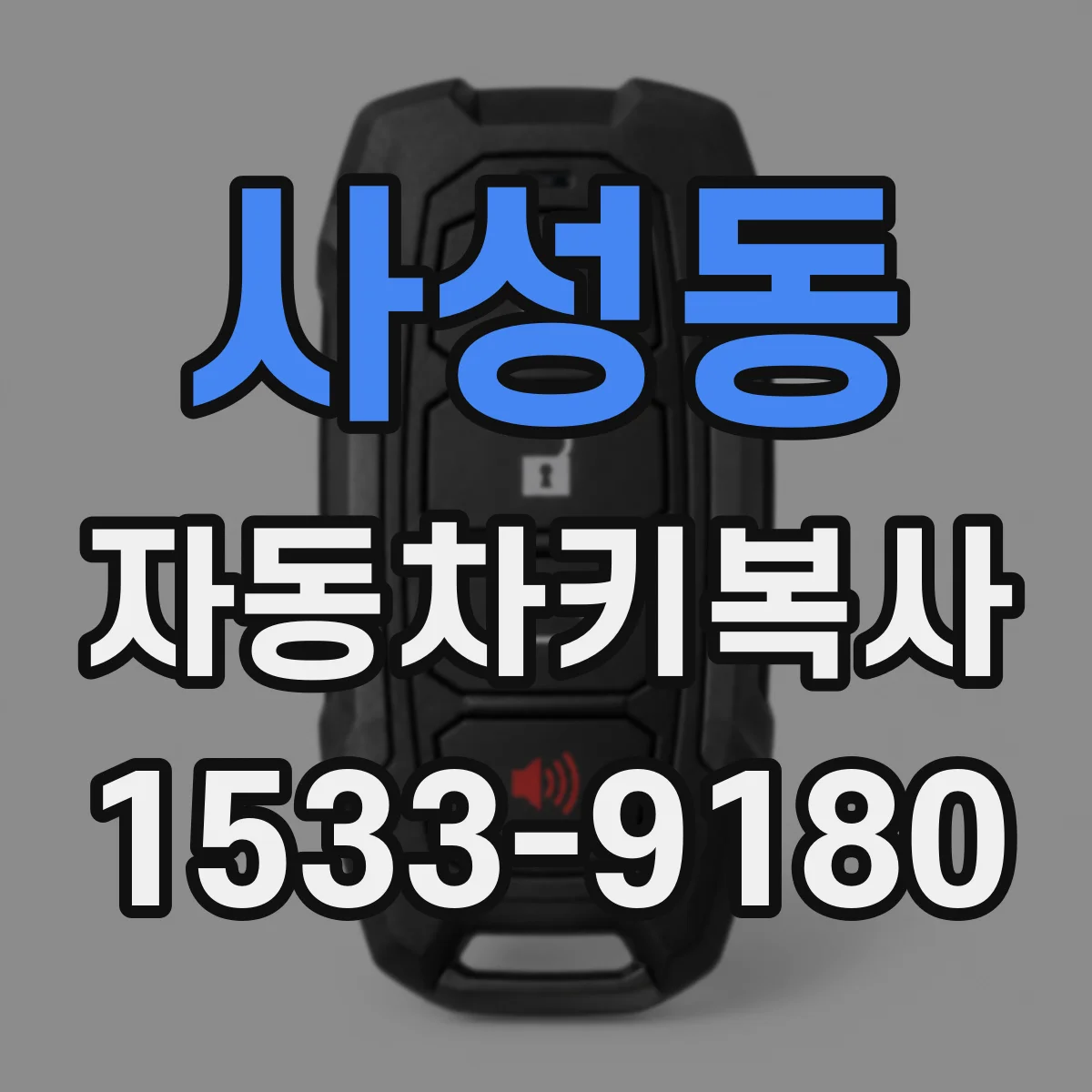 사성동 자동차키복사