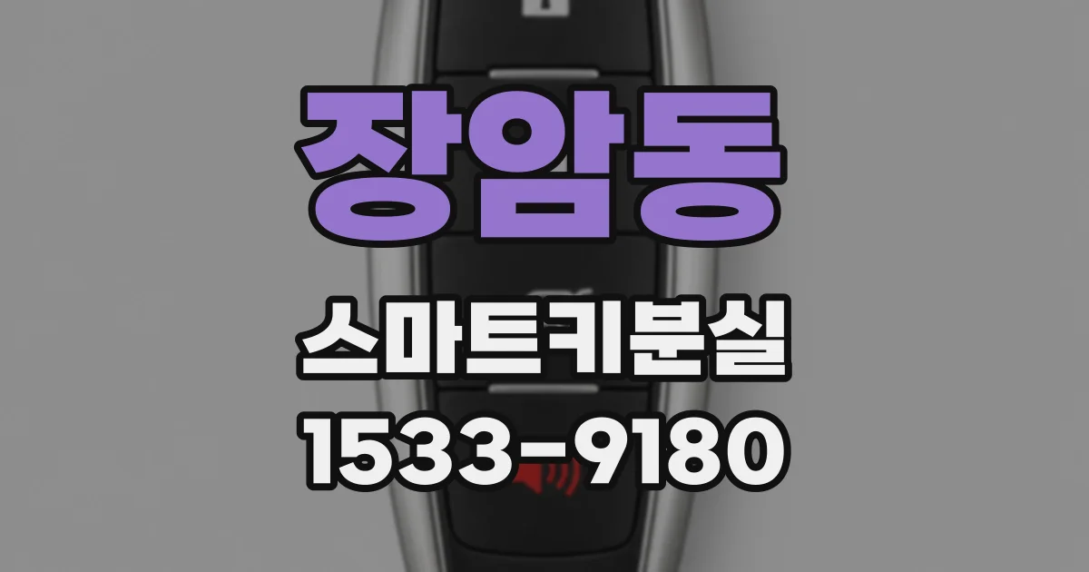 장암동 스마트키분실