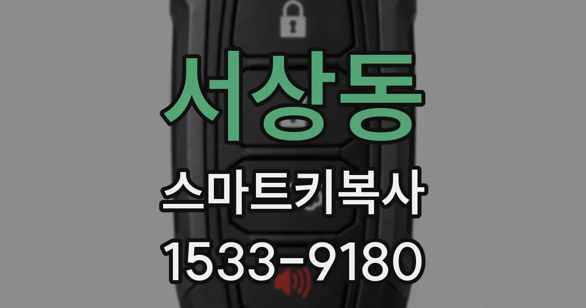 서상동 스마트키복사