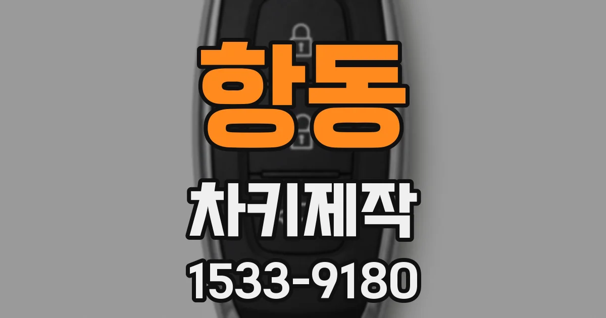 항동 차키제작