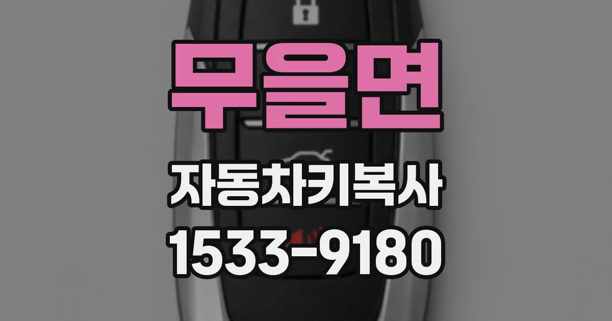 무을면 자동차키복사