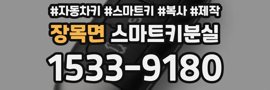 장목면 스마트키분실