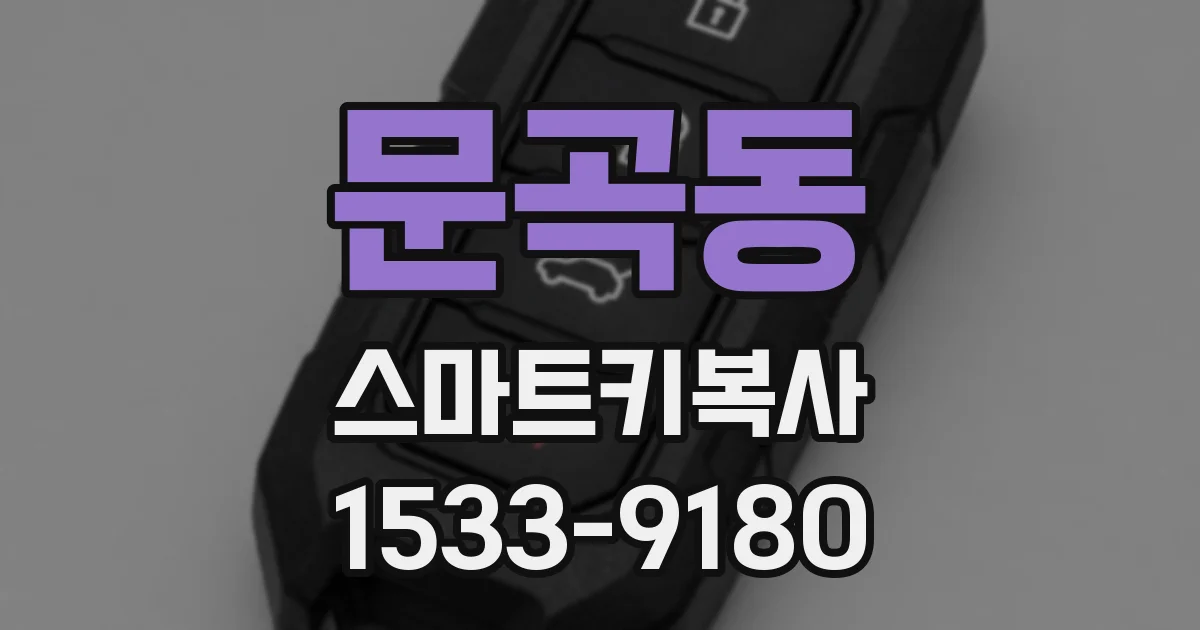 문곡동 스마트키복사