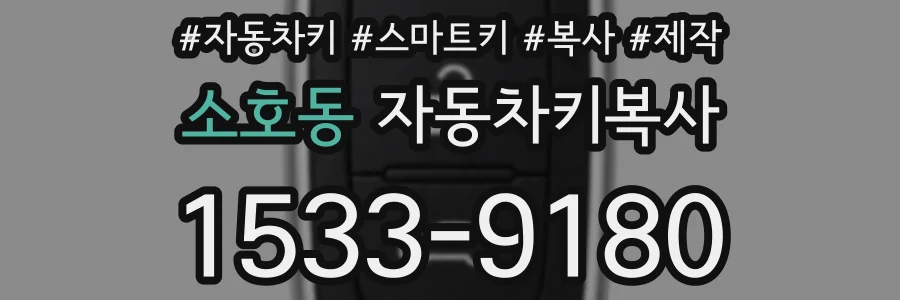 소호동 자동차키복사