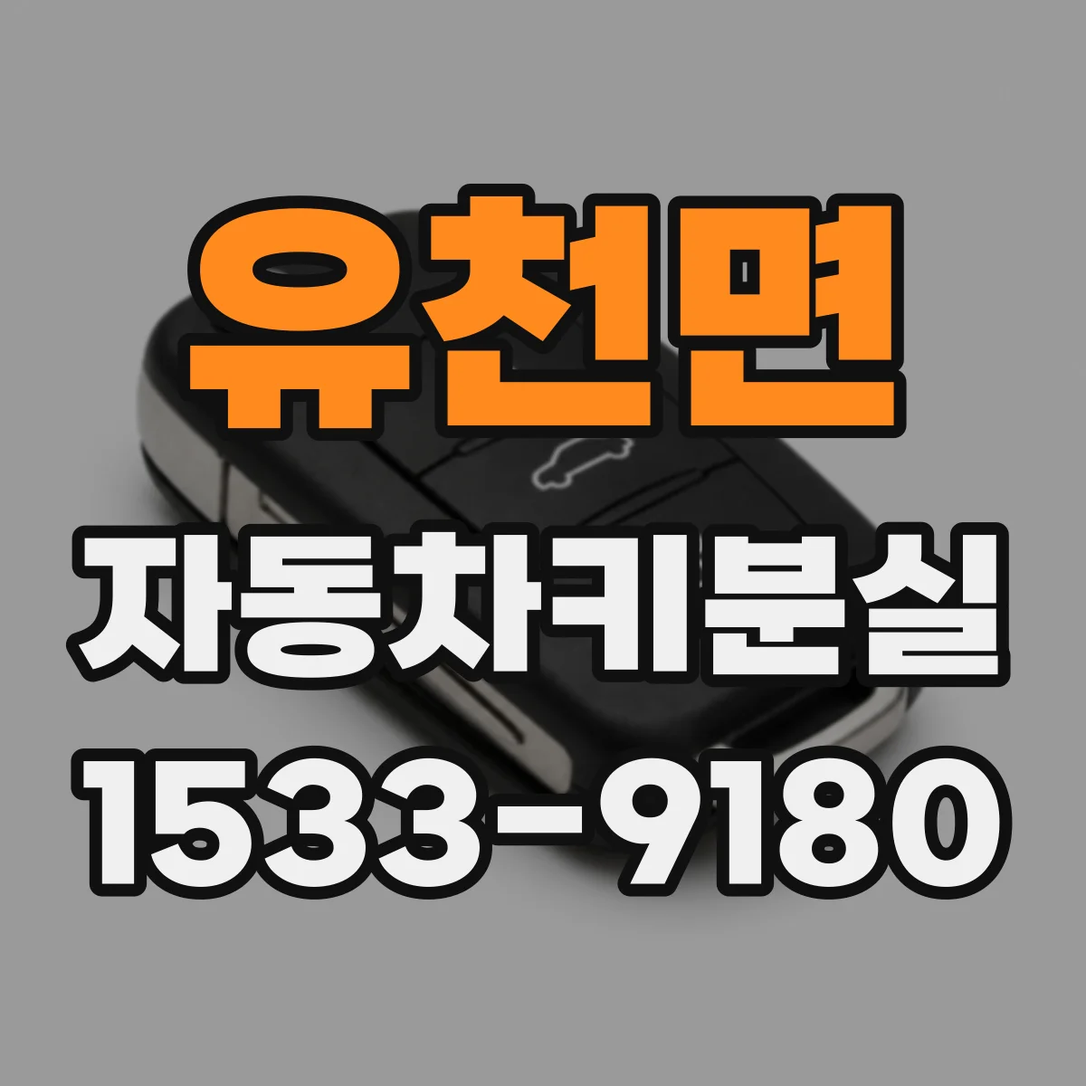 유천면 자동차키분실