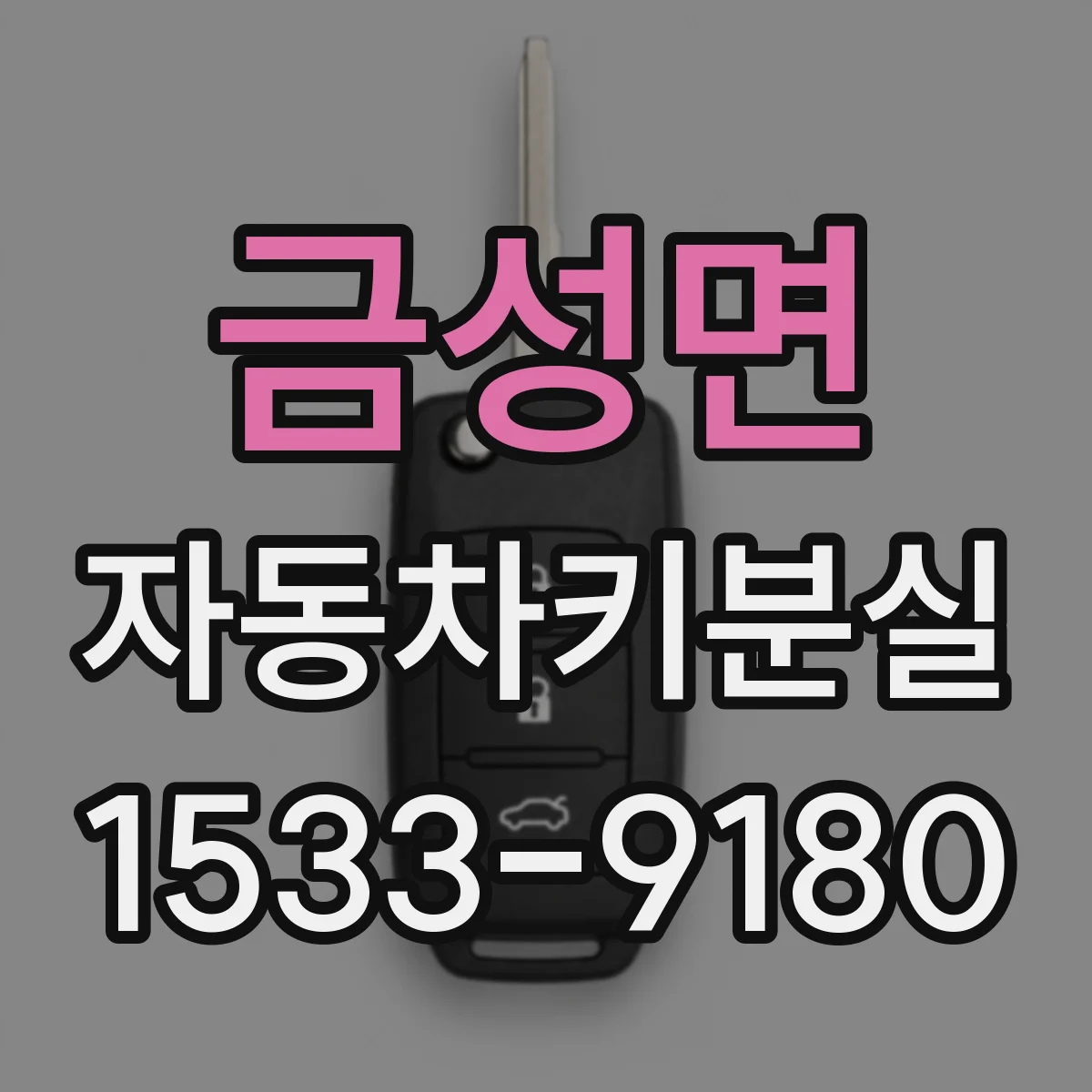 금성면 자동차키분실