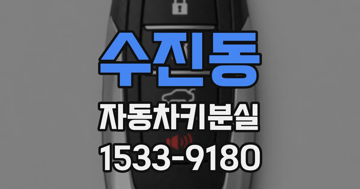 수진동 자동차키분실