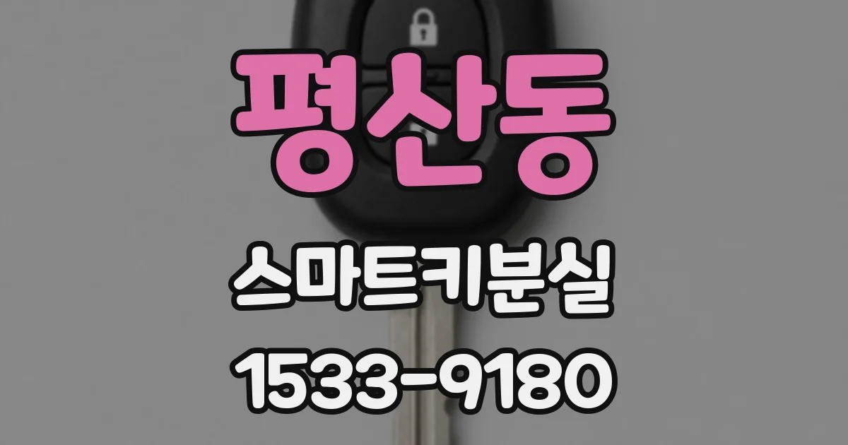 평산동 스마트키분실