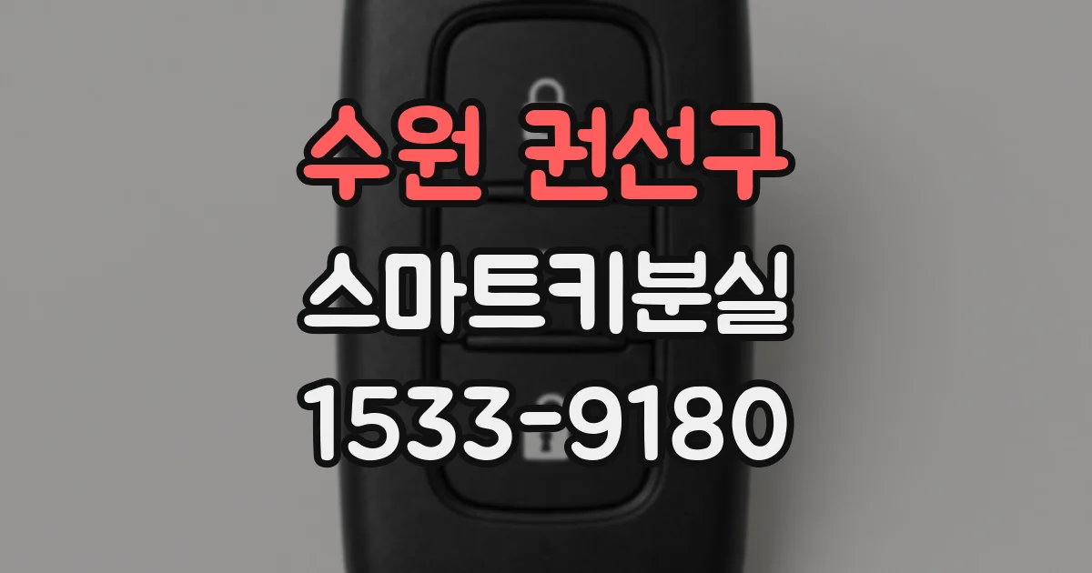 수원 권선구 스마트키분실