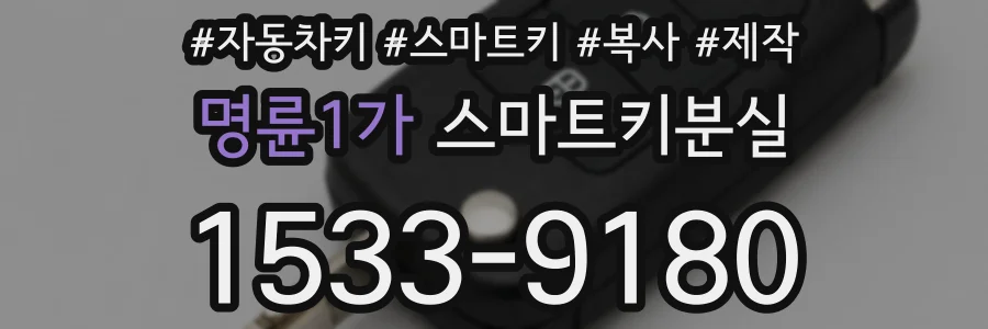 명륜1가 스마트키분실