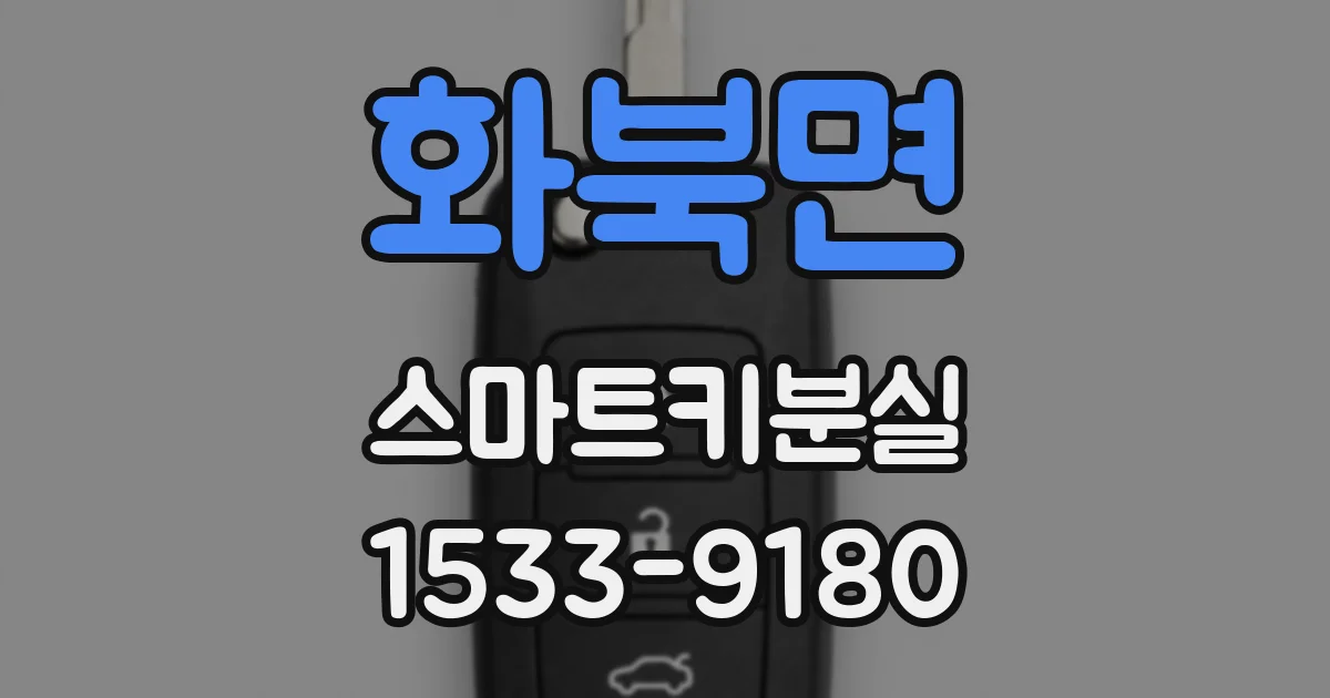 화북면 스마트키분실