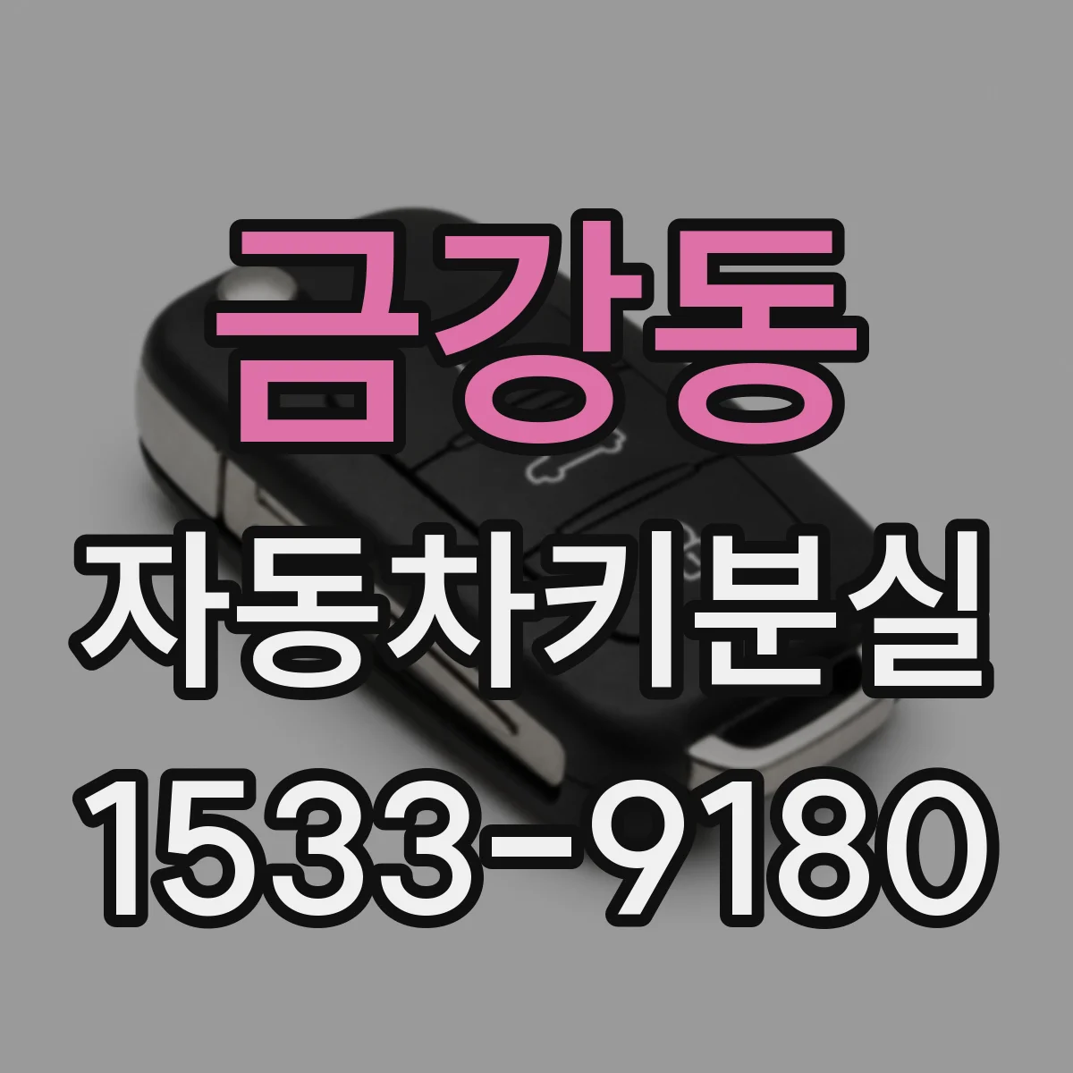 금강동 자동차키분실