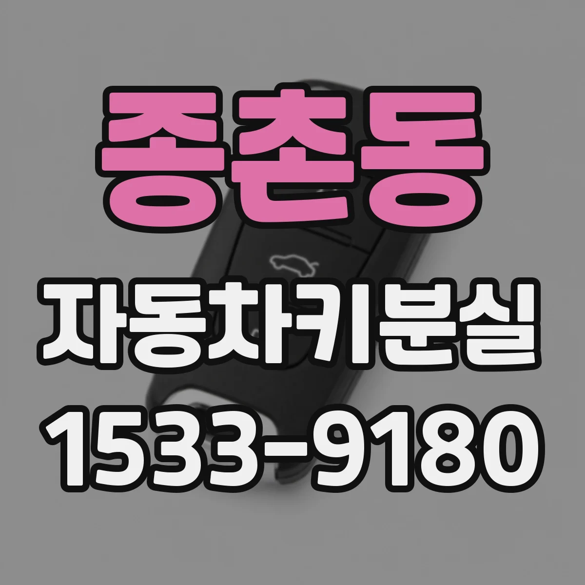 종촌동 자동차키분실