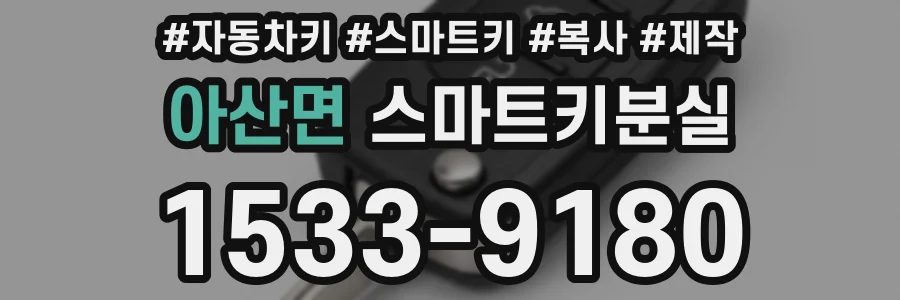 아산면 스마트키분실