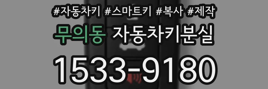 무의동 자동차키분실