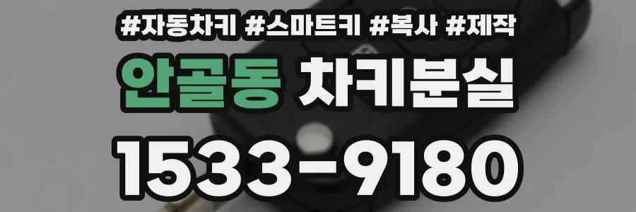 안골동 차키분실