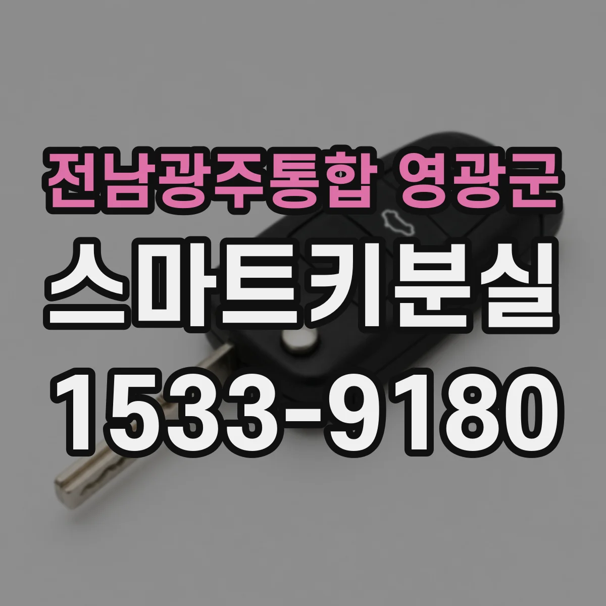 전남광주통합 영광군 스마트키분실