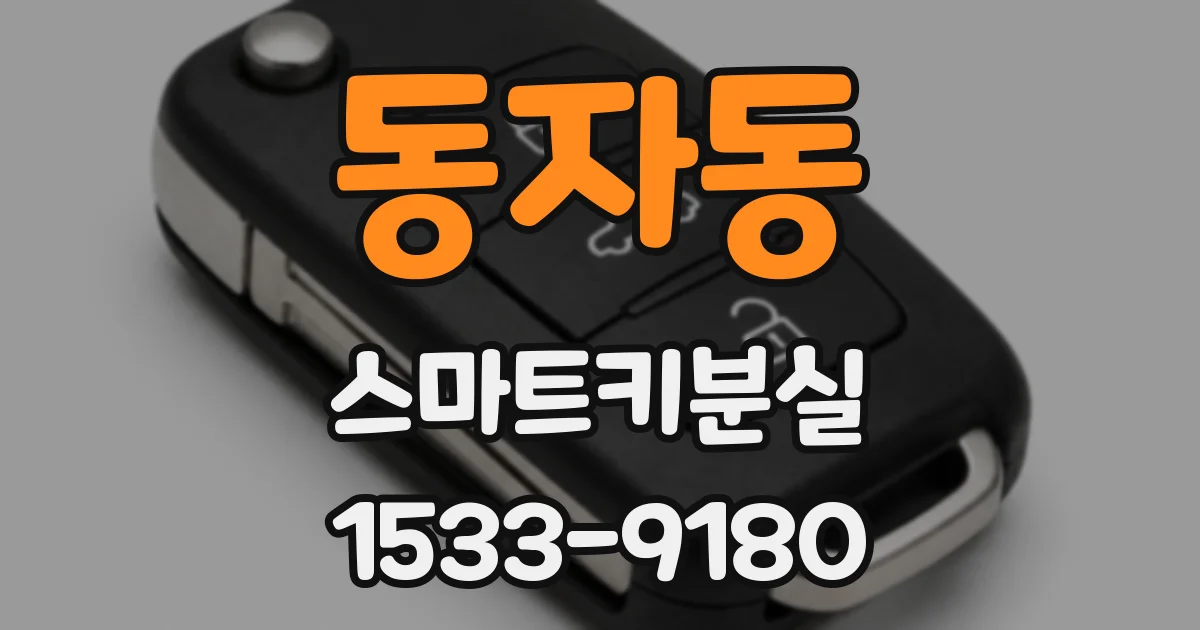 동자동 스마트키분실