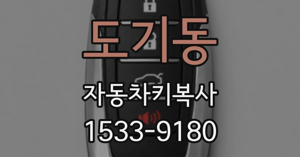 도기동 자동차키복사