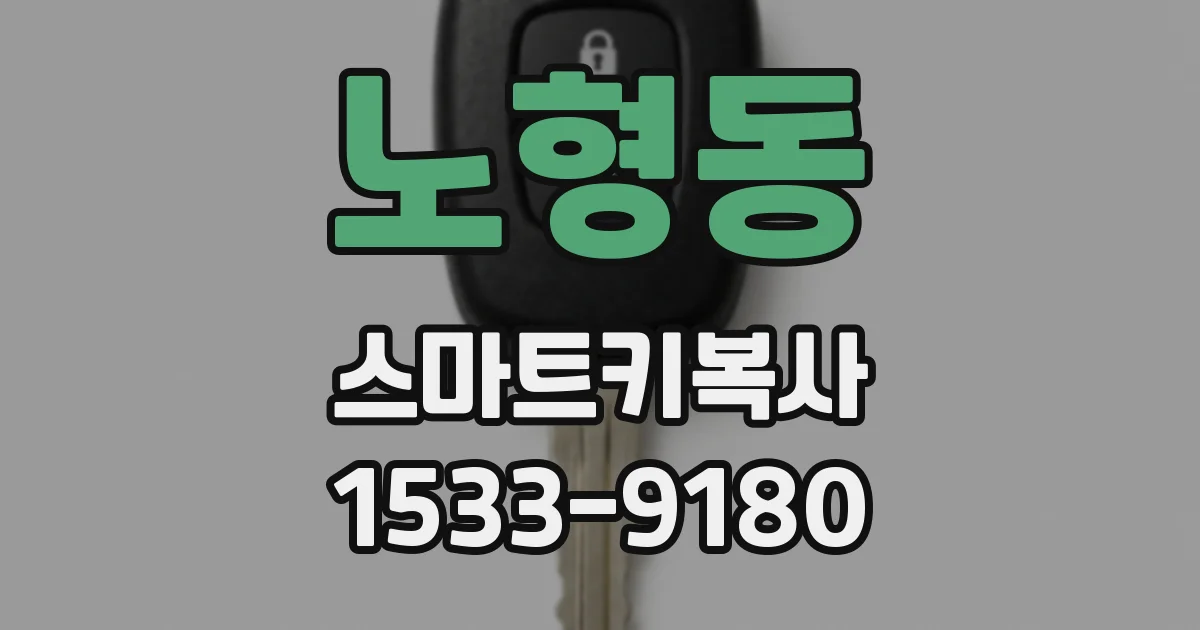 노형동 스마트키복사