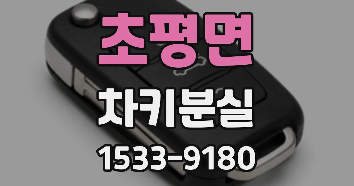초평면 차키분실