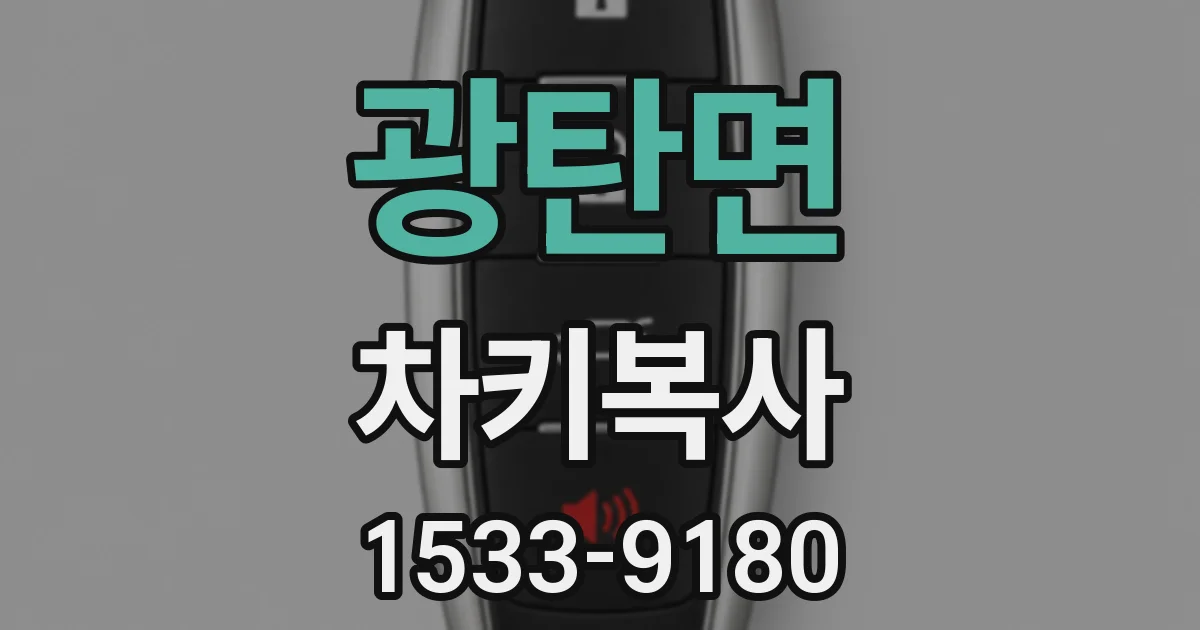 광탄면 차키복사