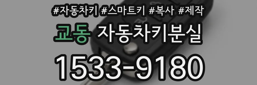 교동 자동차키분실