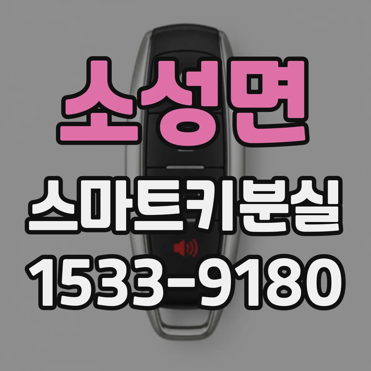 소성면 스마트키분실