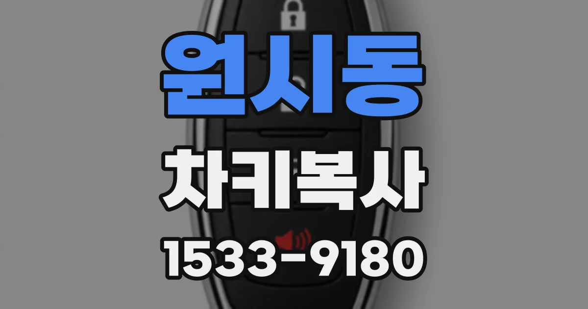원시동 차키복사