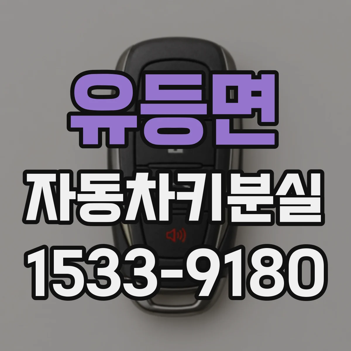 유등면 자동차키분실