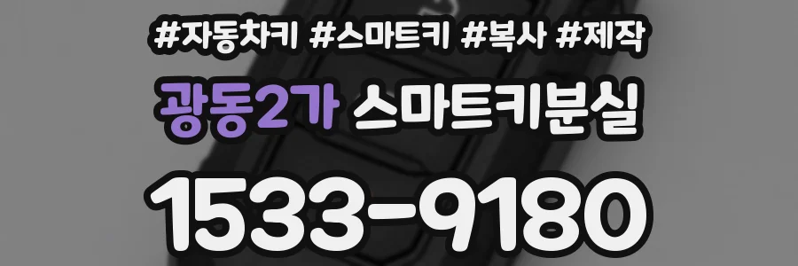 광동2가 스마트키분실